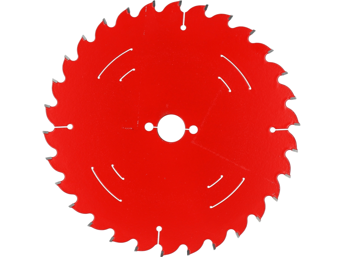 Tarcza TCT PTFE do drewna widok z przodu czerwona YATO YT-608734
