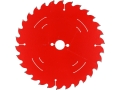 Tarcza TCT PTFE do drewna widok z przodu czerwona YATO YT-608734