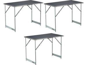 Zestaw 3 stołów składanych regulowanych, 1000x600mm VOREL 29430