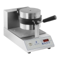 10010338 Gofrownica z obrotową płytą Royal Catering Panel sterowania z wyświetlaczem LED