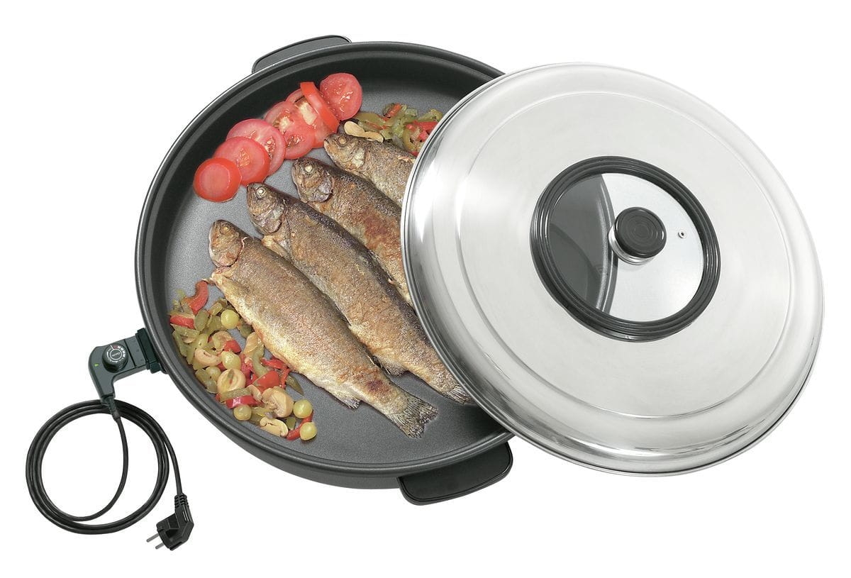 A150155 Okrągła patelnia elektryczna 55cm 1600W Bartscher