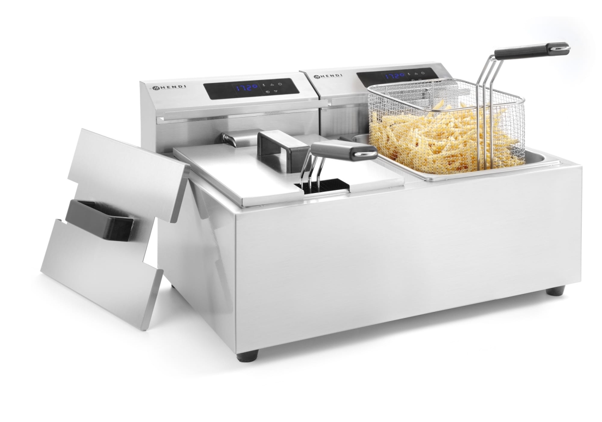 207352 Frytownica 2 x 8 l z cyfrowym panelem Hendi Mastercook