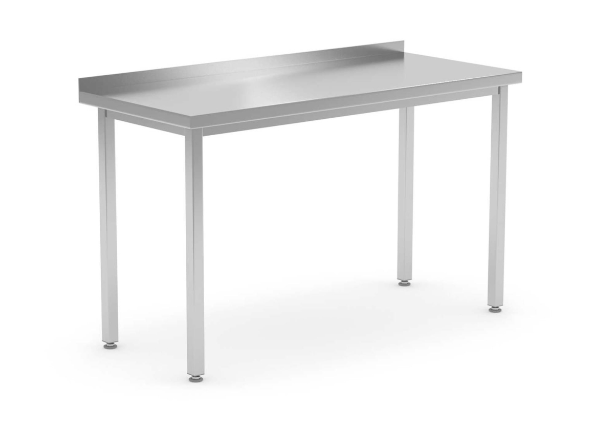 811252 Stół roboczy przyścienny z rantem 120 x 60 cm