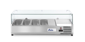 Nadstawa chłodnicza ze szklaną osłoną 4 x GN 1/3 Hendi