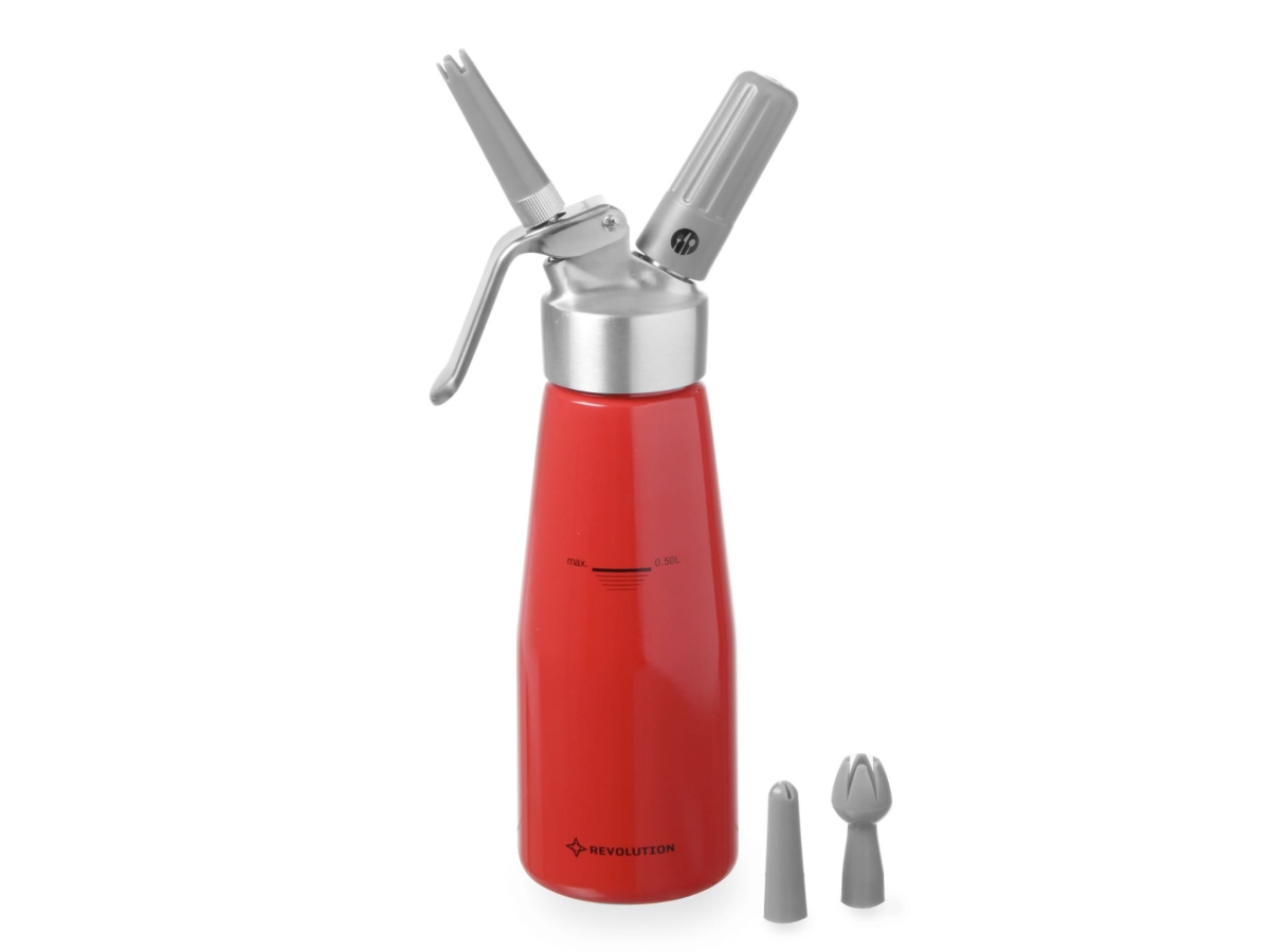 975916 yfon do bitej śmietany 0,5L czerwony