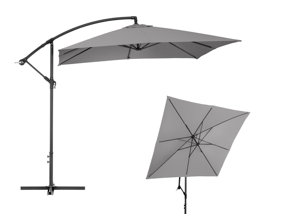 10250075 Parasol ogrodowy wiszący kwadratowy 2,5x2,5m