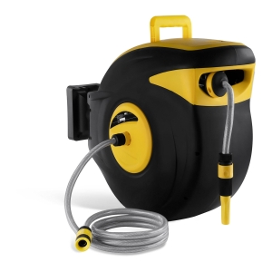Wąż ogrodowy na bębnie 30+2m z automatycznym zwijaniem