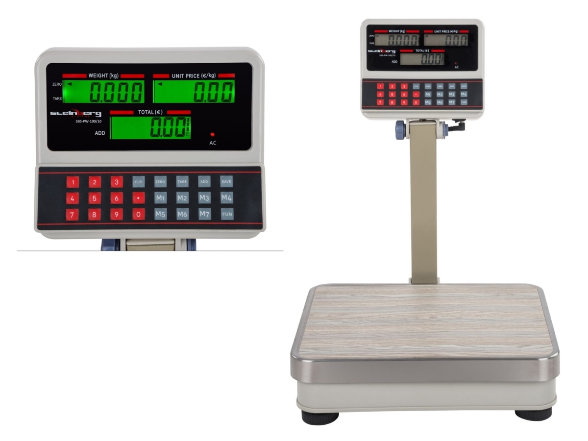 10030111 Waga kontrolna, cenowa 100kg/10g