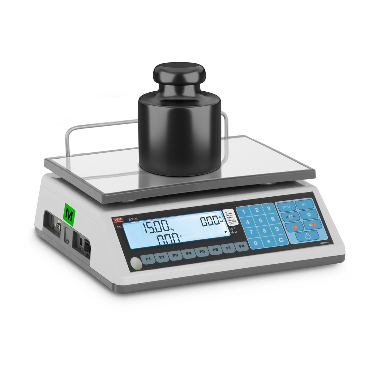 10200030  Waga sklepowa, kalkulacyjna z legalizacją 15kg/5g