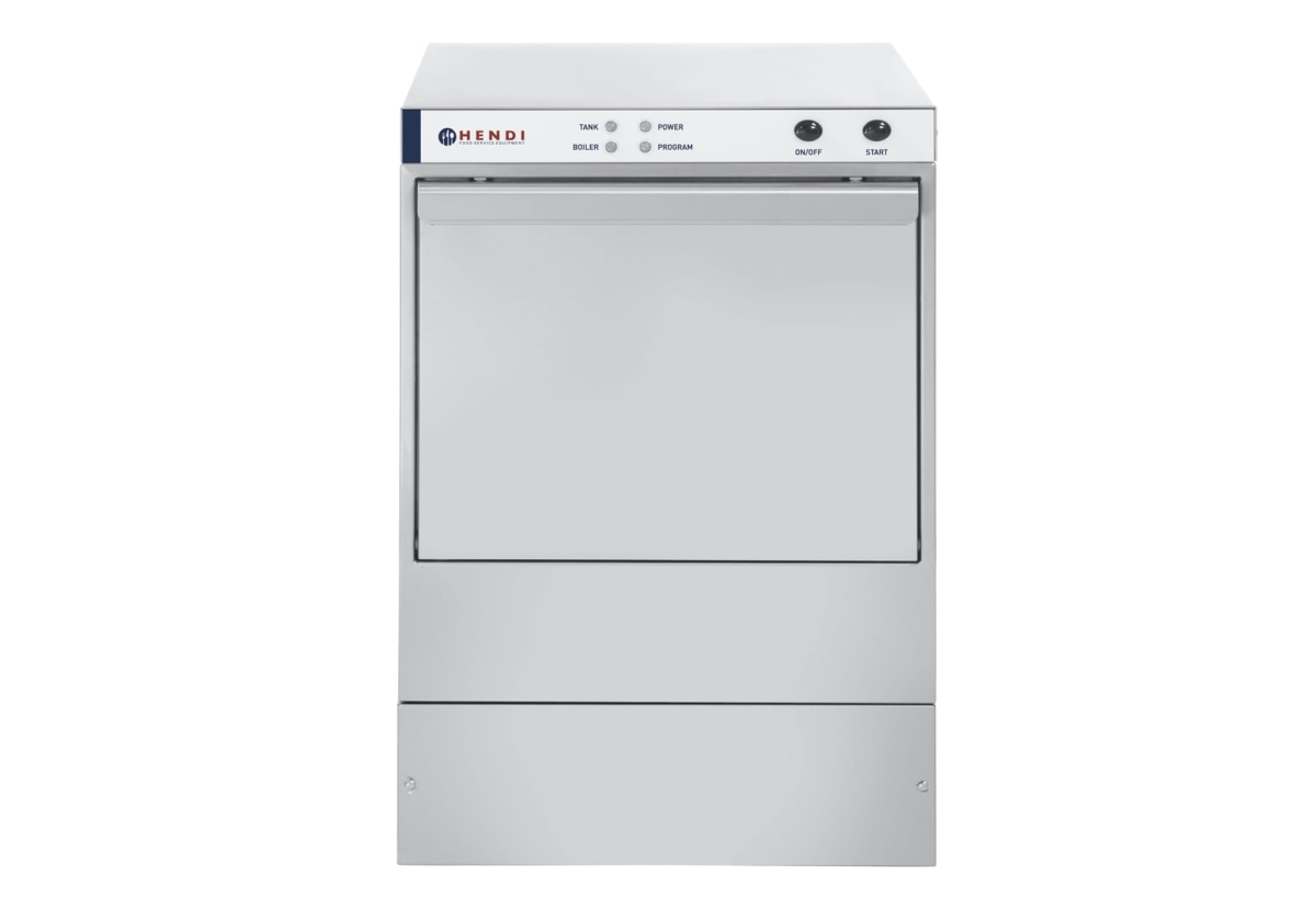 233023 Zmywarka gastronomiczna 40x40 cm z pompą spustową i dozownikiem detergentu