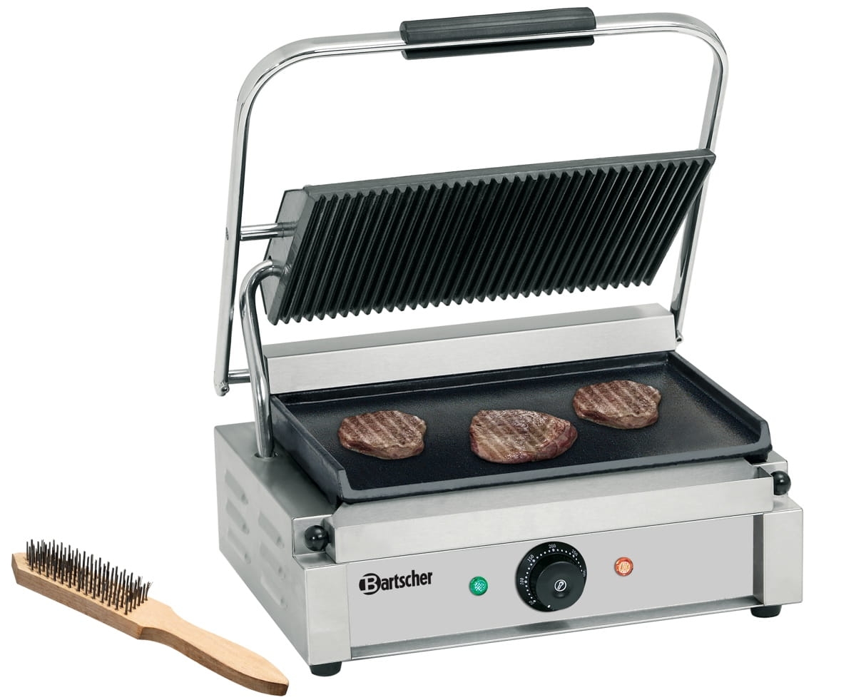 A150676 Grill kontaktowy panini gładko-ryflowany 2,2kW