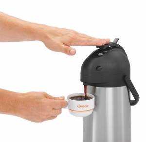 Termos stołowy dwuściankowy z pompką 1,9L Bartscher