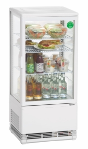 Witryna chłodnicza Mini 78L, biała Bartscher