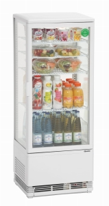 Witryna chłodnicza Mini 98L, biała Bartscher