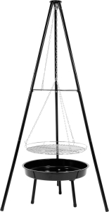 Palenisko ogrodowe z wiszącym rusztem 49cm 