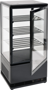 Witryna chłodnicza 78L, czarna YATO