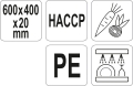 yg-02181Deska do krojenia zielona zgodna z HACCP