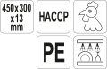 yg-02172 Deska do krojenia żółta zgodna z HACCP