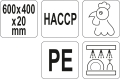 yg-02182 Deska do krojenia żółta zgodna z HACCP