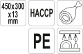 yg-02175 Deska do krojenia brązowa zgodna z HACCP