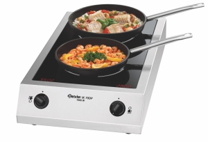 Podwójna kuchenka indukcyjna 7 kW, 400 V Bartscher