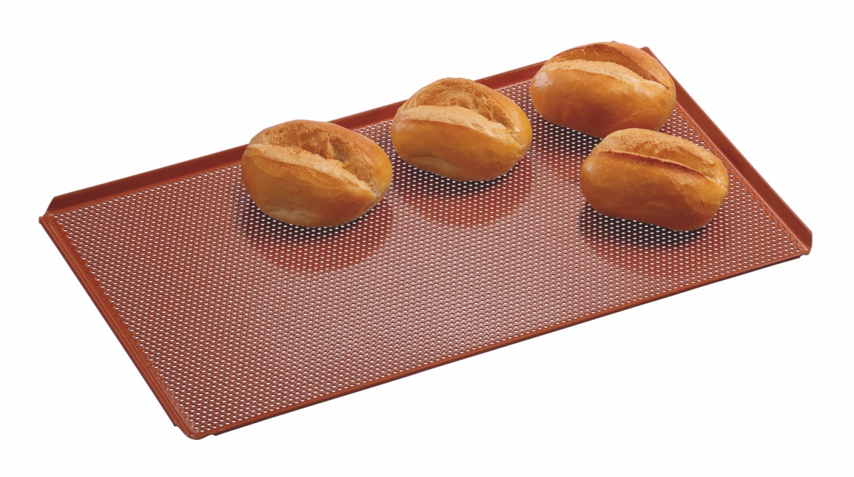 100428 Blacha perforowana aluminiowa z powłoką silikonową GN 1/1