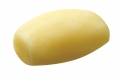 Pojedyncza klucha gnocchi, jasnożółta, widok z boku na białym tle Bartscher 101975
