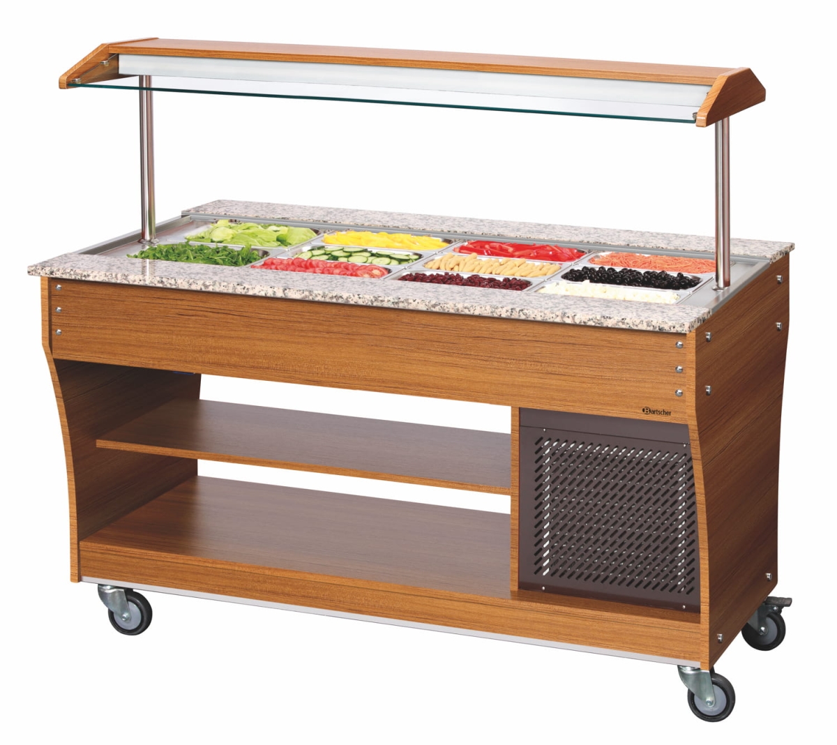 125515 Jezdny bufet chłodniczy 4 x GN 1/1