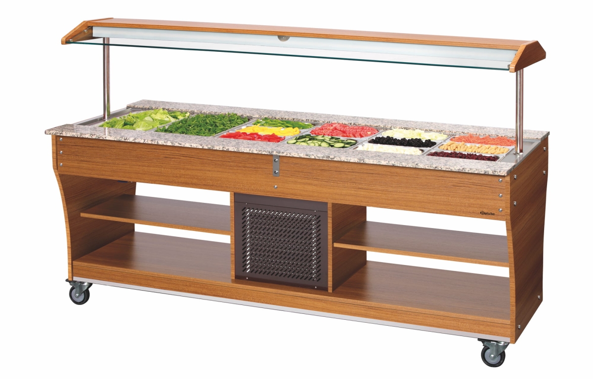 125524 Jezdny bufet chłodniczy 6 x GN 1/1