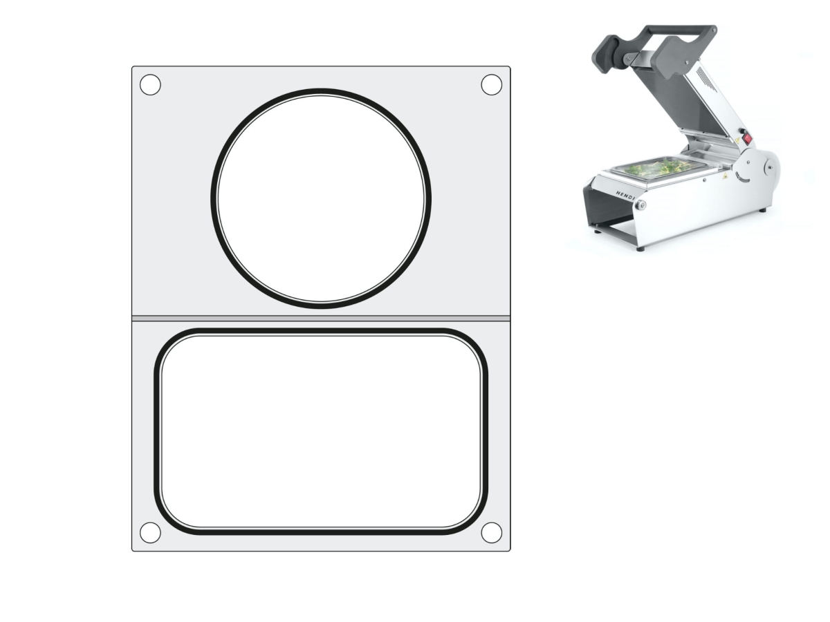 805657 Matryca do zgrzewarki do tac i pojemników na zupę