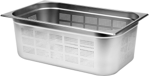 POJEMNIK PERFOROWANY ZE STALI NIERDZEWNEJ GN 1/1 200 YATO | YG-00345