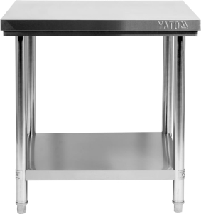 STÓŁ CENTRALNY SKŁADANY Z PÓŁKĄ 800×700×H850MM YATO | YG-09006