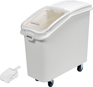 POJEMNIK NA KÓŁKACH NA PRODUKTY SYPKIE PP/PC 81L YATO | YG-09109