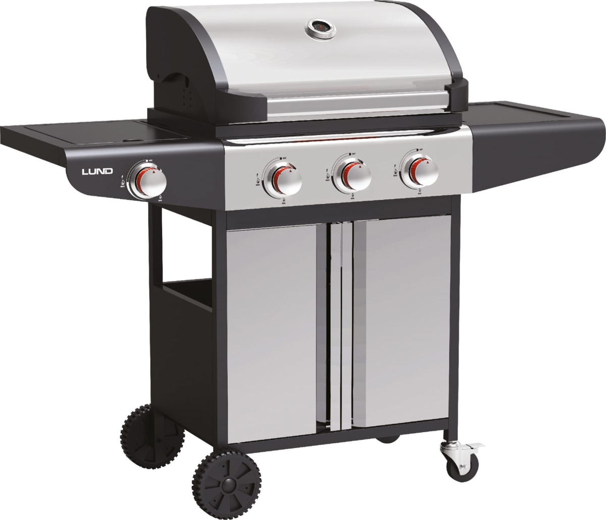 99651 Grill gazowy 3+1 z pokrywą i szafką