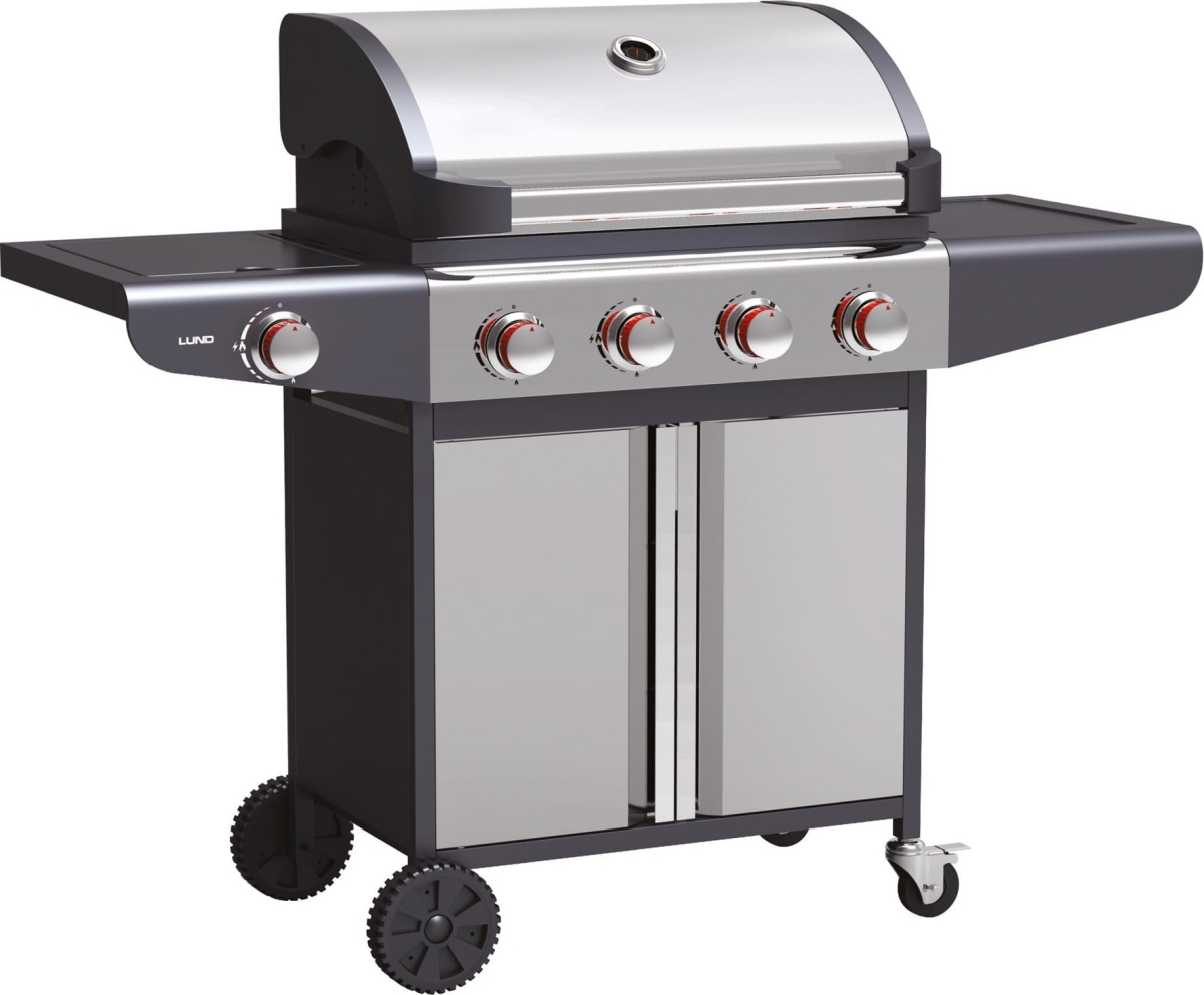 99652 Grill gazowy 4+1 z pokrywą i szafką