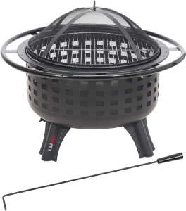Palenisko ogrodowe z rusztem grill 2w1