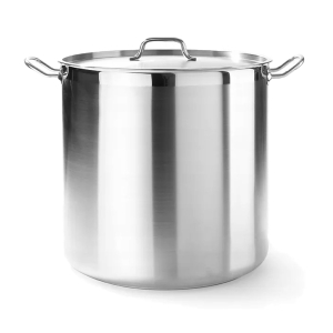 Garnek ze stali nierdzewnej z pokrywą, śr. 40cm, 50L