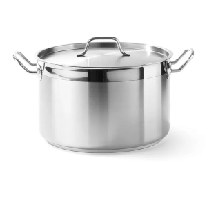 Garnek ze stali nierdzewnej z pokrywą, śr. 28cm, 10L