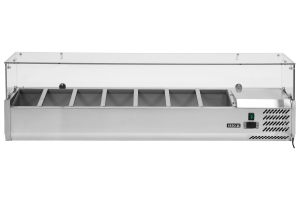 Nadstawa chłodnicza z osłoną 7 x GN 1/4