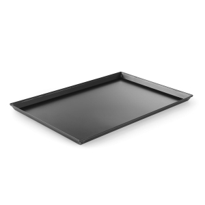 Blacha do wypieku pizzy 600x400x25mm z niebieskiej stali