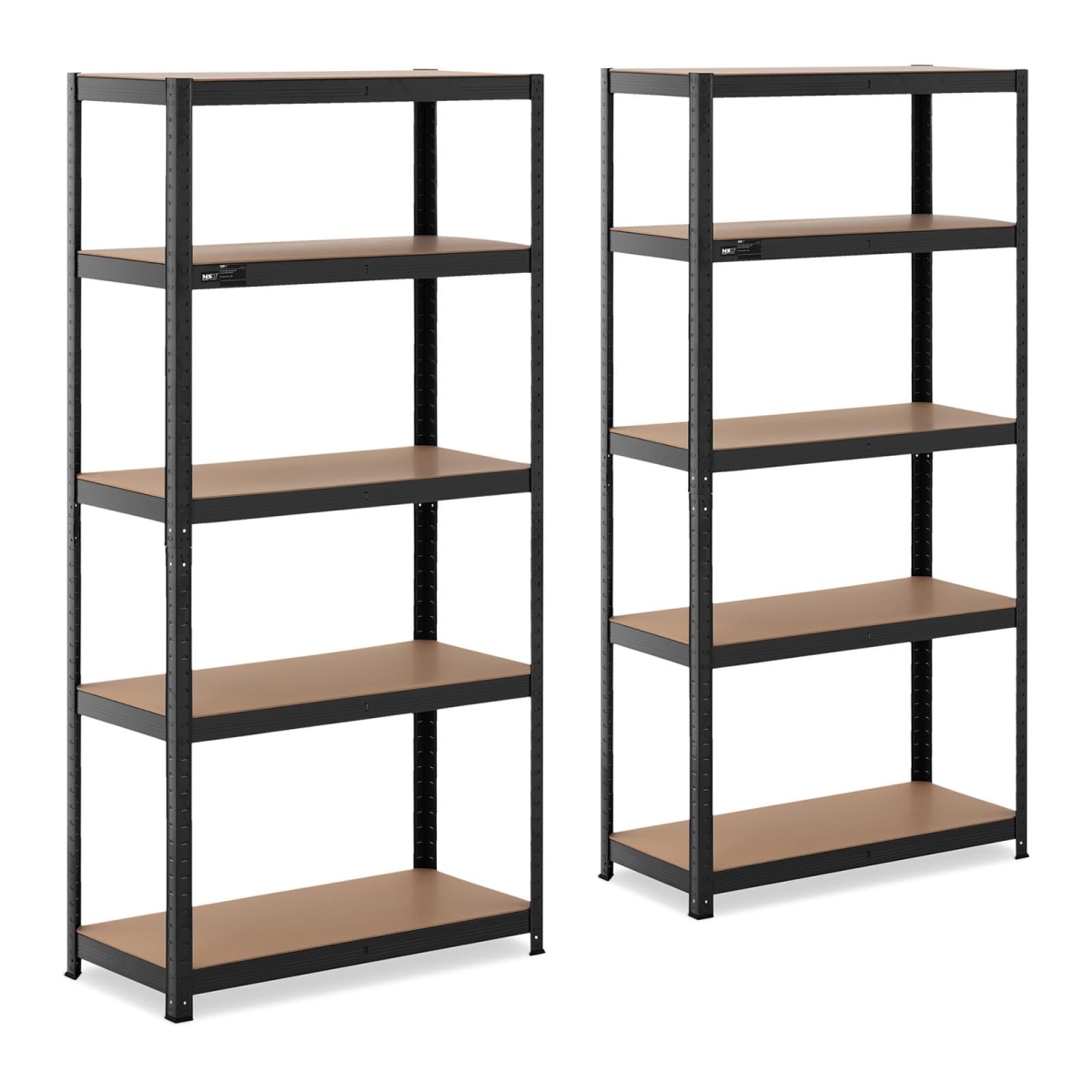 10061975 Zestaw 2 regałów magazynowych 90x40x180cm, szaroniebieskich