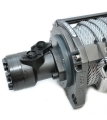Hydrauliczny silnik wyciągarki, widok z boku od strony napędu DRAGON WINCH