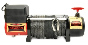 Wyciągarka DWM 13000 HD S 12V z liną syntetyczną DRAGON WINCH  lawetowa, ATV 4x4
