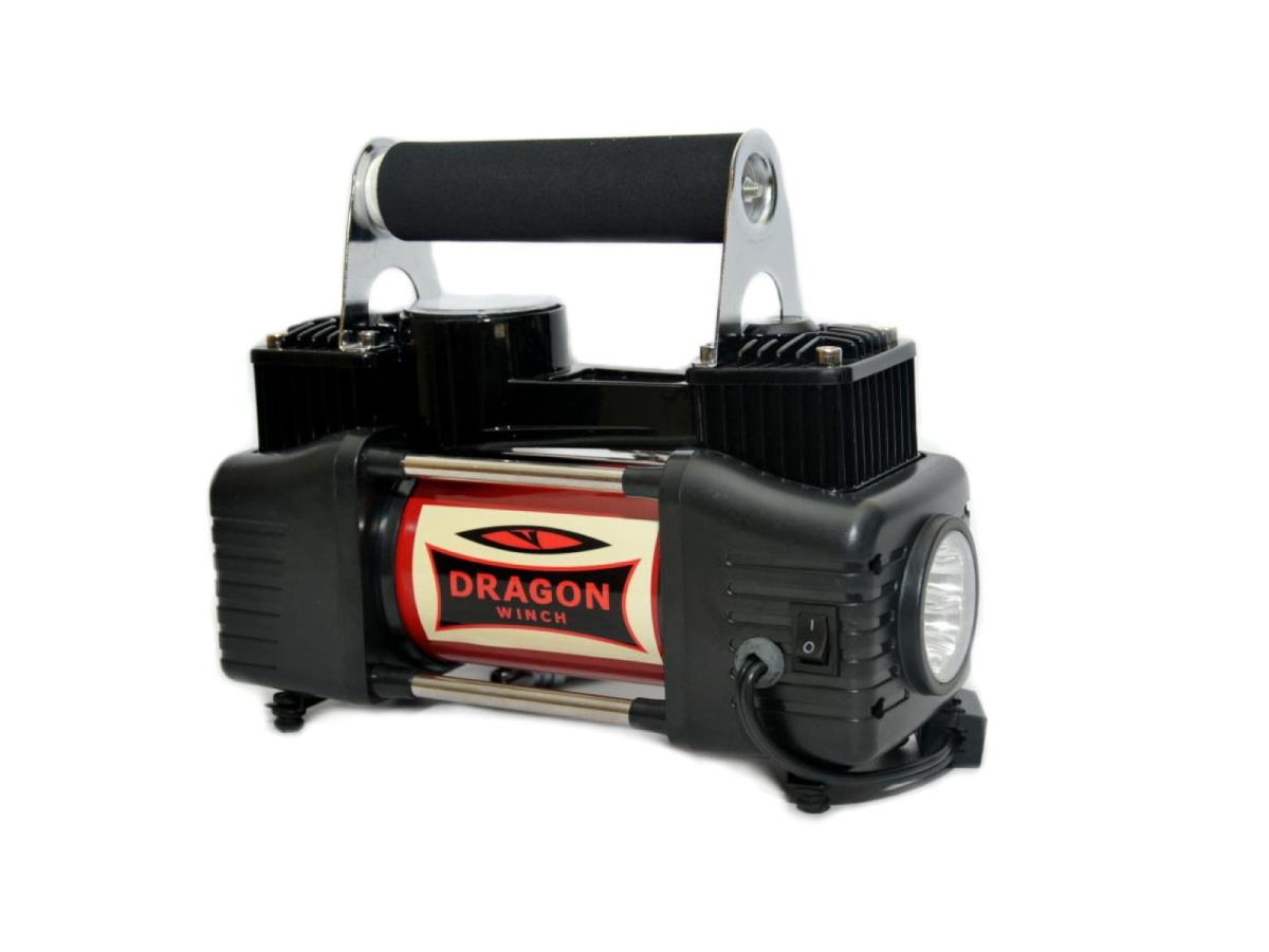 DWK-S LED Kompresor przenośny  60l/min z wbudowaną latarką dostępny na magnum-pro.pl