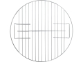 99918 Grill ogrodowy Ruszt o średnicy 41 cm