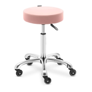 Taboret kosmetyczny - pudrowy róż | 10040602