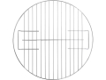 99906 Grill ogrodowy Ruszt chromowany