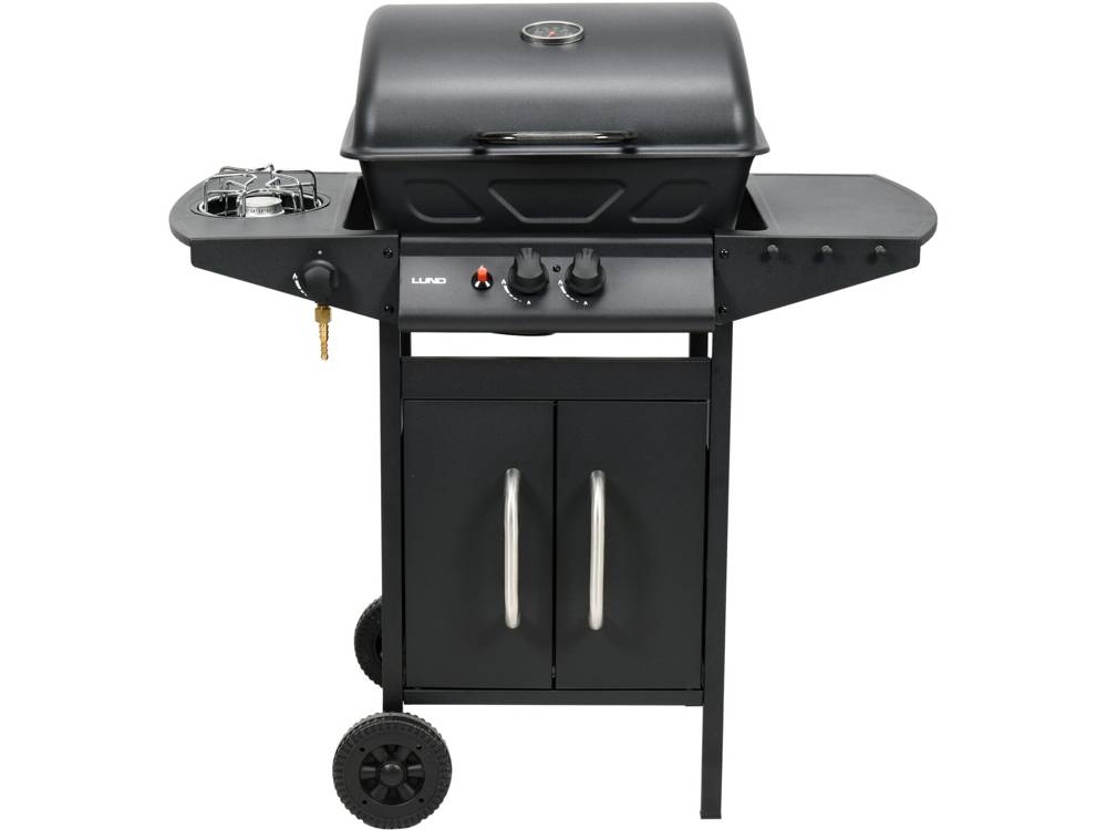 99645 Grill gazowy 2+1 z pokrywą i szafką