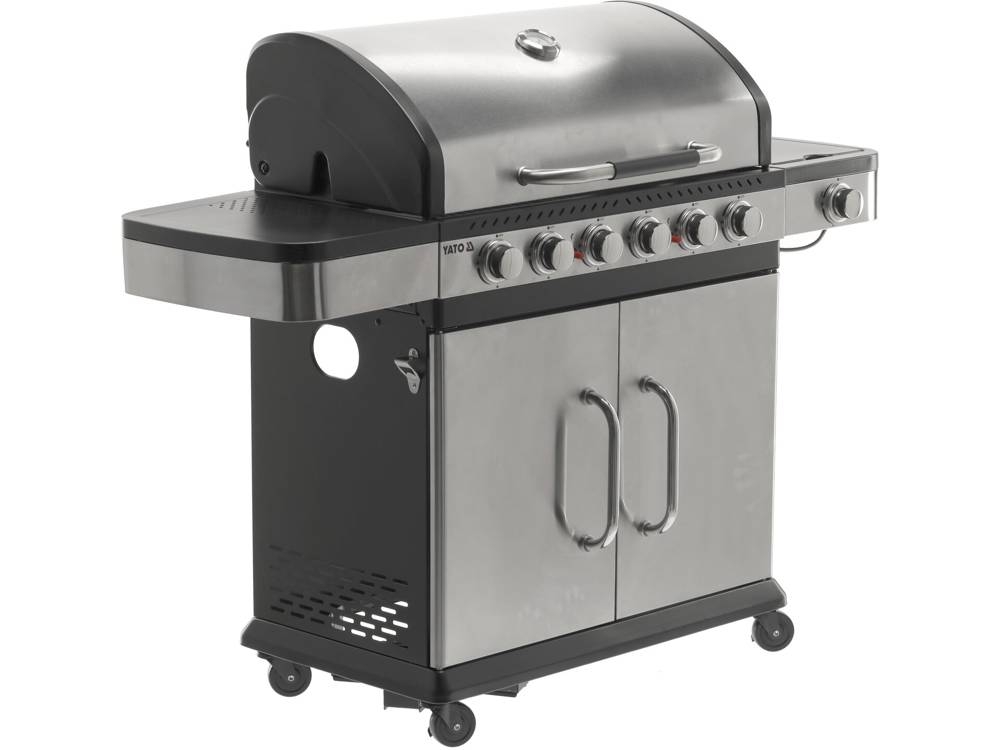 YG-20004  Grill gazowy 6 palników i palnik pomocniczy