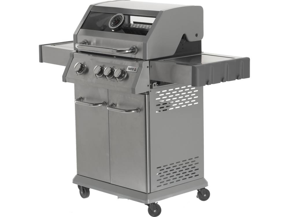 YG-20015  Grill gazowy 3 palniki i palnik pomocniczy